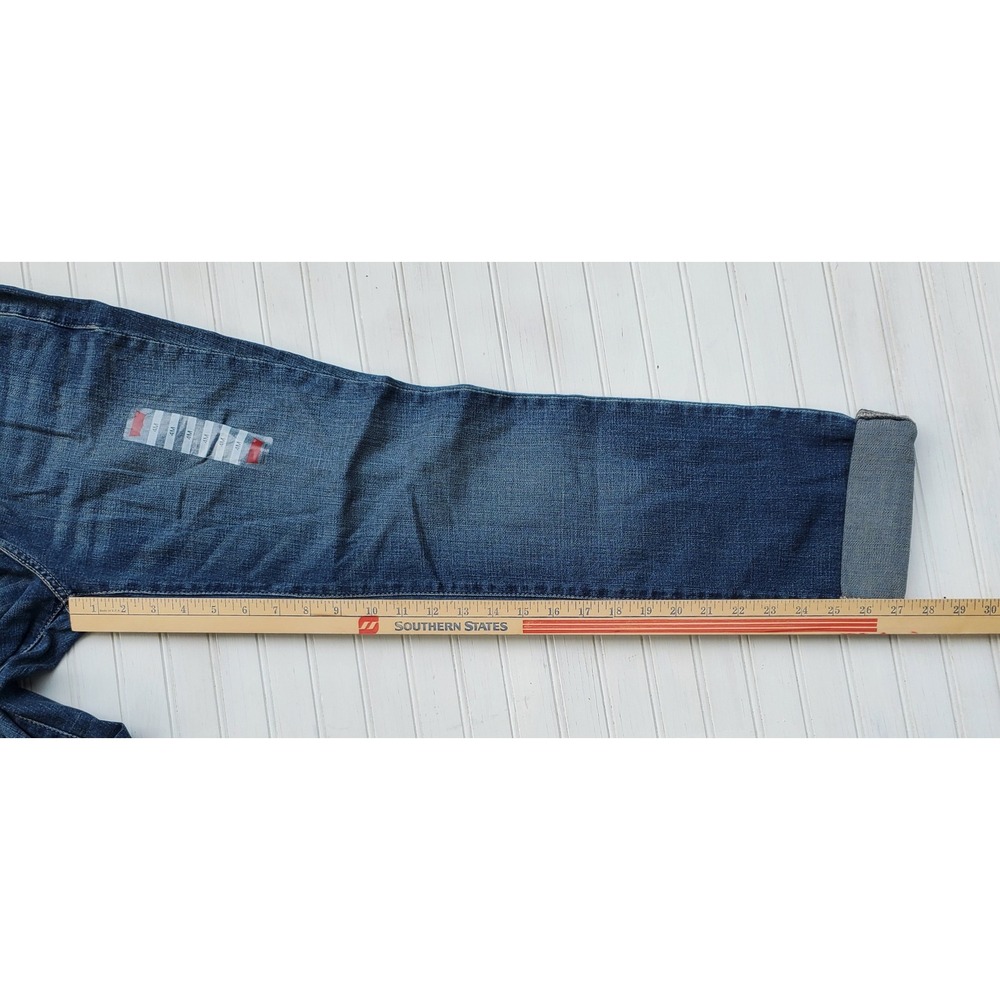 Levis 505 Straight Leg Jeans Womens 4M Blue Denim Medium Wash NWT Streamlined - Picture 5 of 8